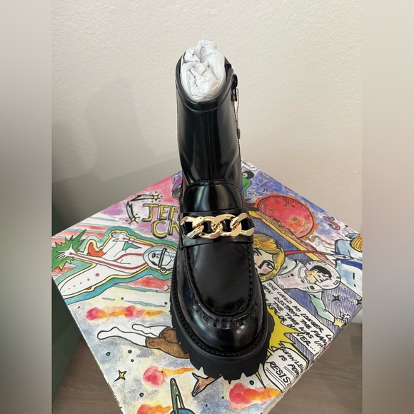 NIB RARE Jeffrey Campbell Recess Ankle Boot Chain-Embellished EU 40, US 9 - Picture 13 of 13